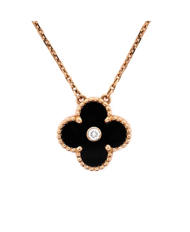 Pre-Owned Van Cleef & Arpels Vintage Alhambra Pendant Necklace