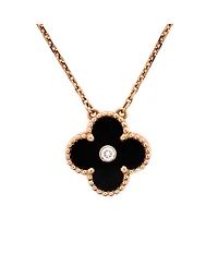 Pre-Owned Van Cleef & Arpels Vintage Alhambra Pendant Necklace