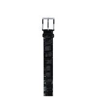 Trafalgar Men's Elias Embossed Gator 35mm Leather Belt
