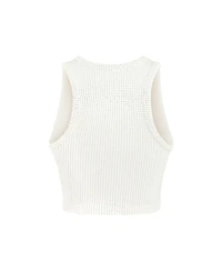 Nocturne Women's Embellished Crop Top