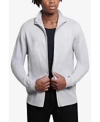 Xray Men's Full Zip Mock Neck Sweater