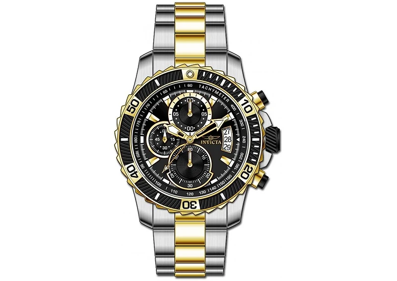 Invicta Men's 22418 Pro Diver Quartz Multifunction Black Dial Watch