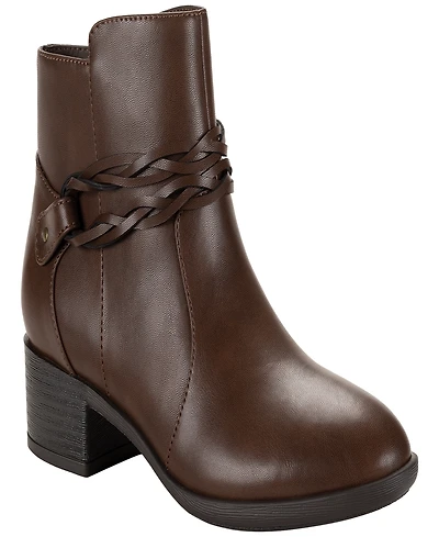 Style & Co Women's Rubyyy Almond Toe Belt Booties, Macy's Exclusive