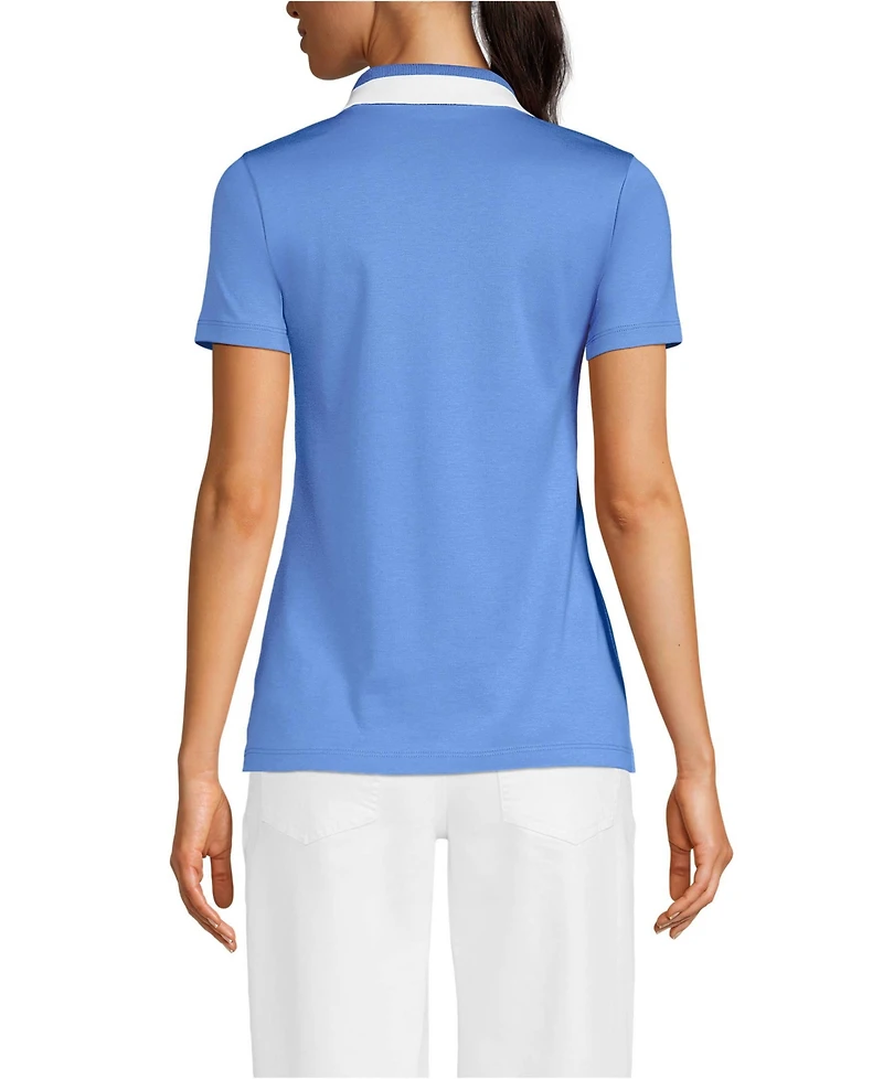 Lands' End Women's Supima Cotton Polo Shirt