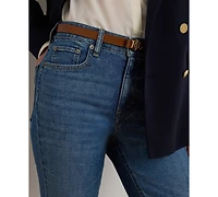 Lauren Ralph Petite High-Rise Boot Cut Jeans