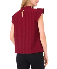 Sam & Jess Women's Ruffle Short Sleeve Top