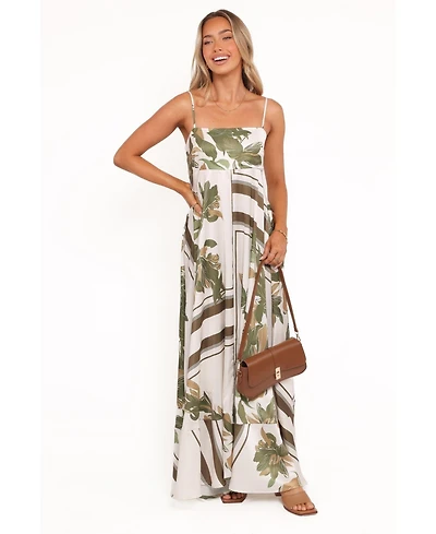 Petal and Pup Women's Elanor Maxi Dress - Pink Print
