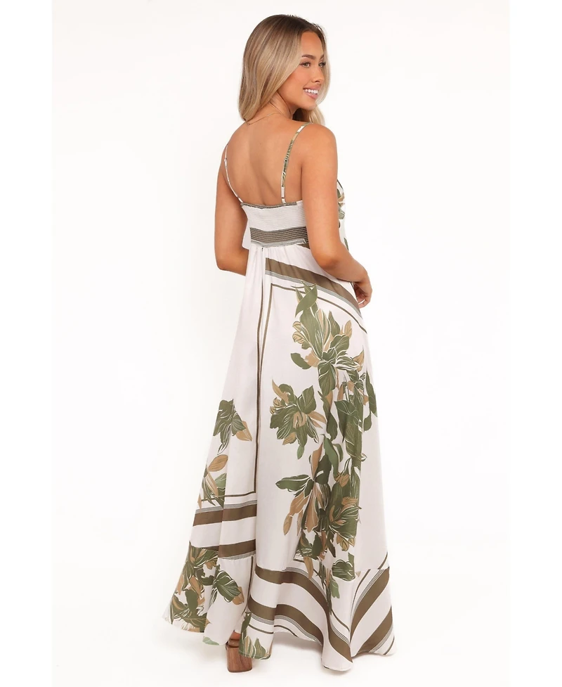 Petal and Pup Women's Elanor Maxi Dress - Pink Print