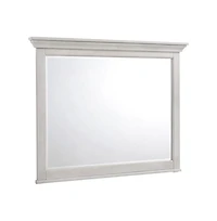Intercon Mirror, Landscape in Rustic White