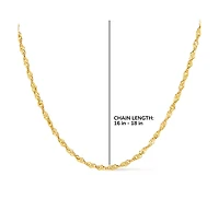 Ana Luisa Slim Singapore Chain Necklace