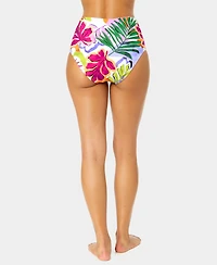 Anne Cole Women's Printed Shirred Swim Bottom