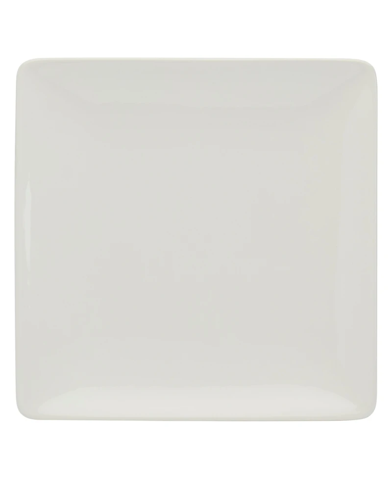 Tabletops Gallery Contemporary Square Dinner Plates, Set of 6, Service For 6
