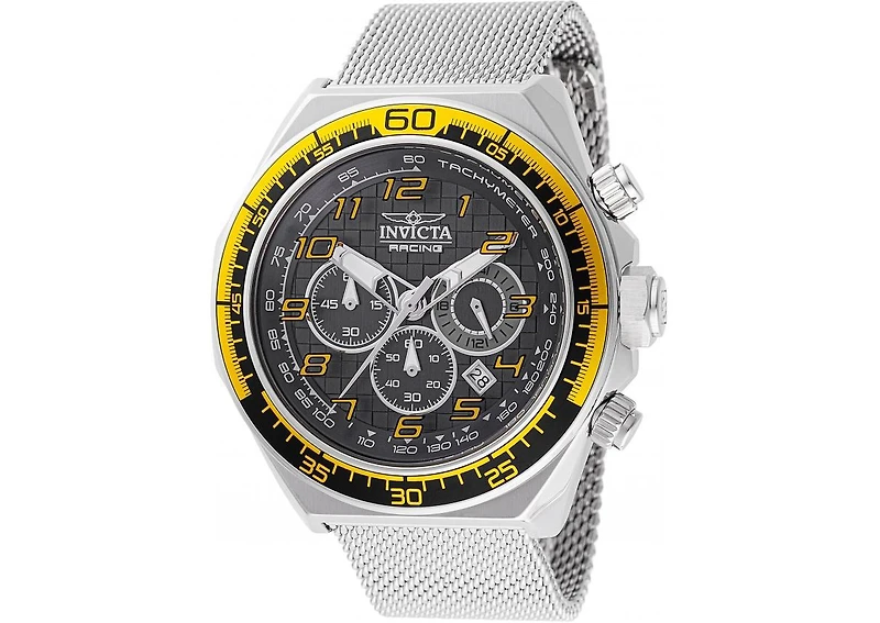 Invicta Men's 47899 Invicta Racing Quartz Chronograph Black Dial Watch