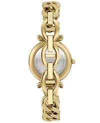 Fossil Women's Carlie Three-Hand Gold-Tone Stainless Steel Watch