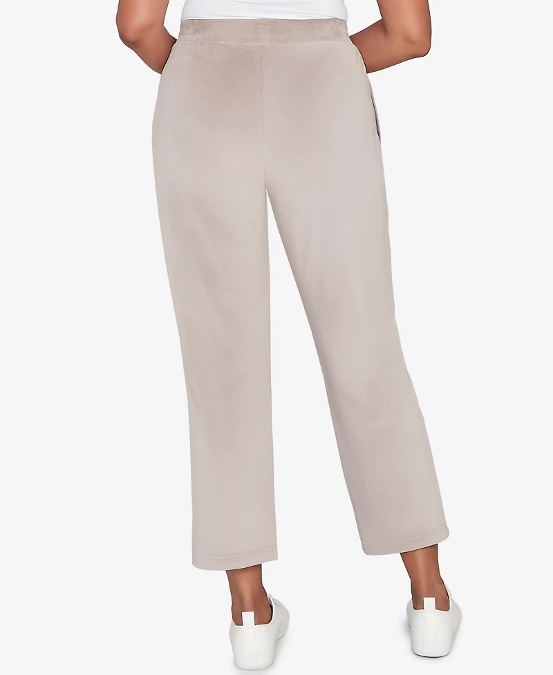 Alfred Dunner Petite Calm Luxe Double Knit Average Length Pants
