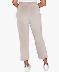 Alfred Dunner Petite Calm Luxe Double Knit Average Length Pants