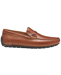 Johnston & Murphy Men's Beck Round Toe Leather Bit Loafers