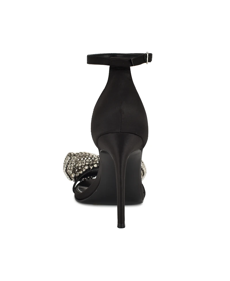 Nine West Women's Tansie Embellished High Stiletto Dress Sandals