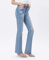 Flying Monkey Women's Mid Rise Bootcut Jeans