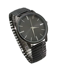 Olivia Pratt Gunmetal Retro Everyday Stretch Women Watch