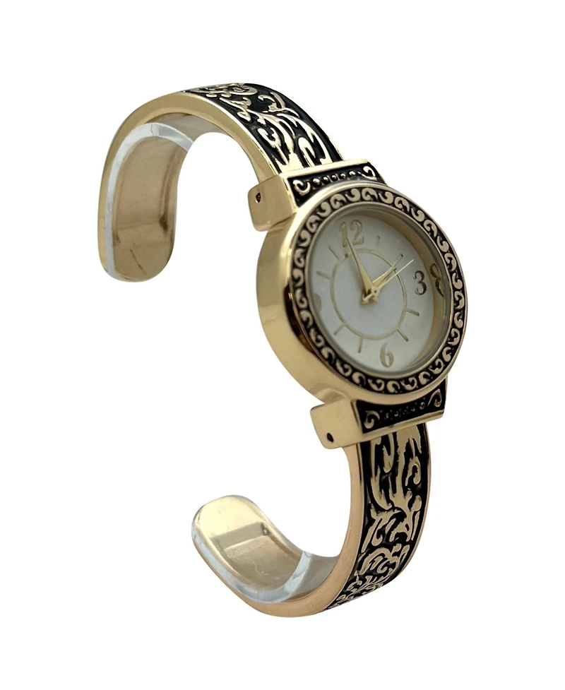 Olivia Pratt Antique Style Elegant Cuff Women Watch