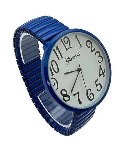 Royal Blue Big Face Fun Colors Women Watch