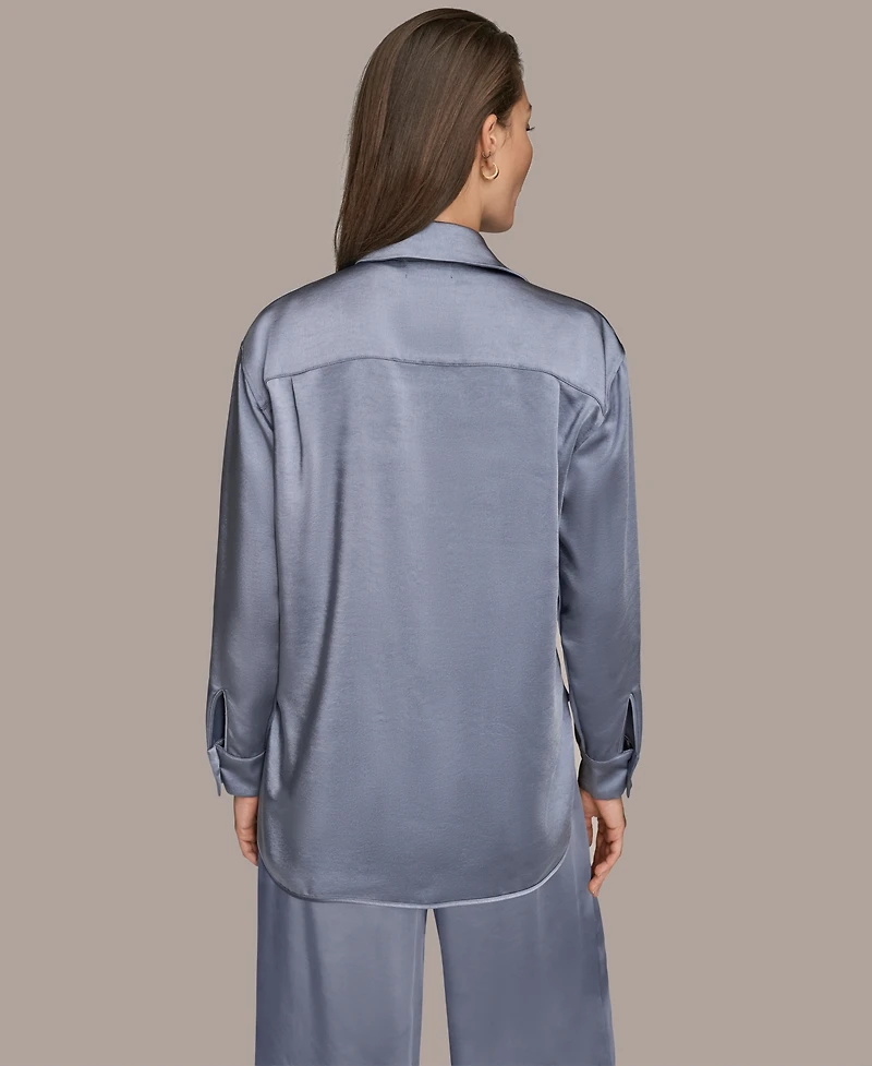 Donna Karan Weekend Women's Woven Button-Down Shirt