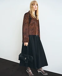Mango Women's Leather Jacket