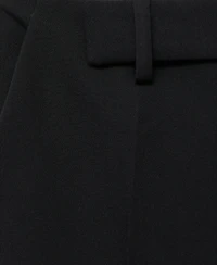 Mango Women's Mid-Rise Flare Pants