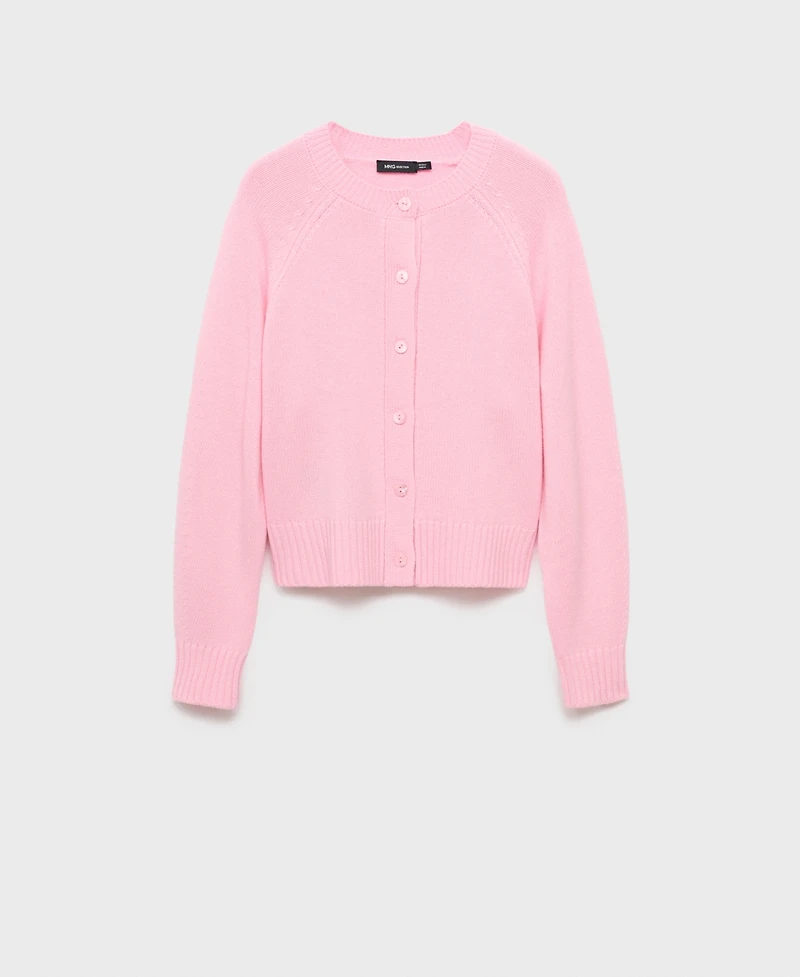 Mango Women's Chunky Knit Wool-Blend Cardigan