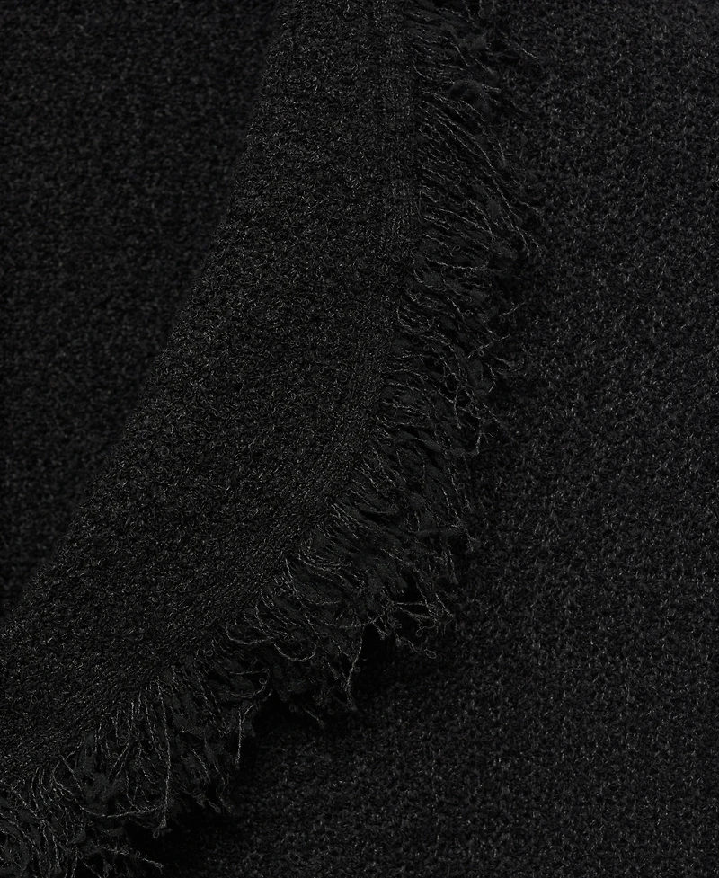 Mango Women's Frayed Trim Crossover Top