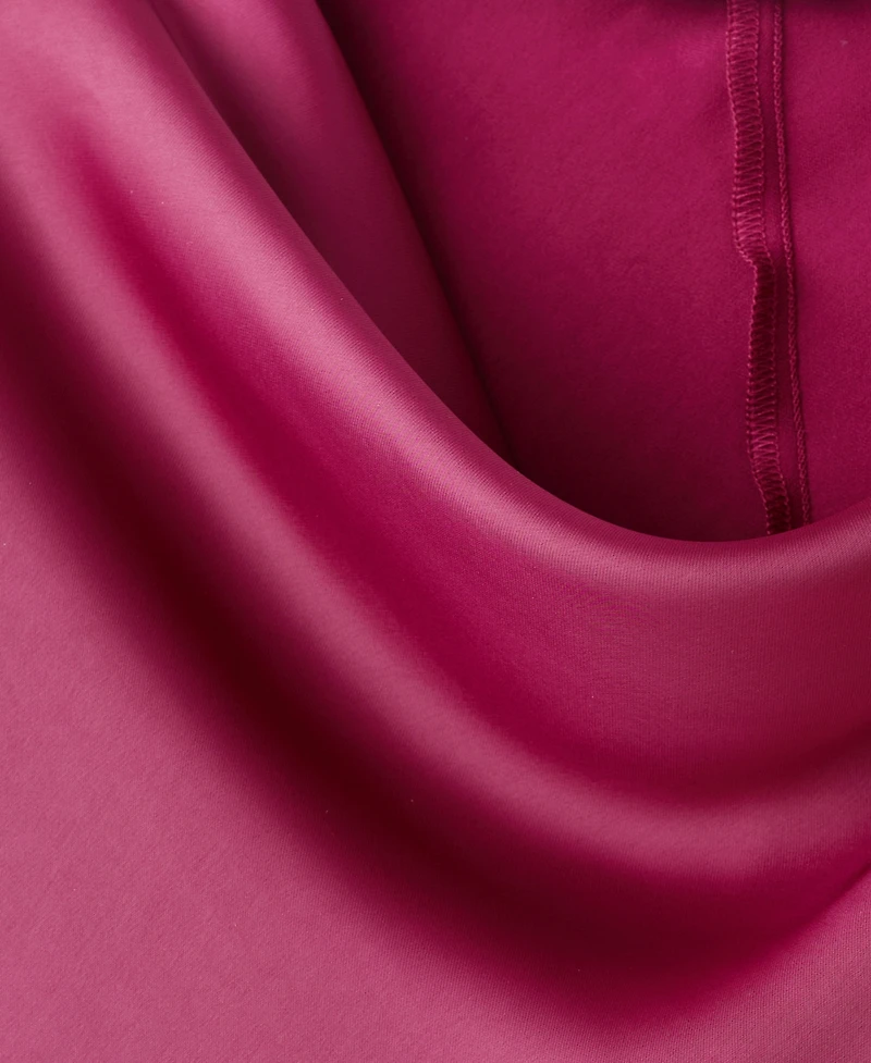 Mango Women's Flared-Sleeve Satin Dress