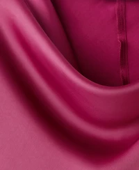 Mango Women's Flared-Sleeve Satin Dress