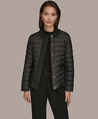 Donna Karan Weekend Women's Collared Puffer Jacket