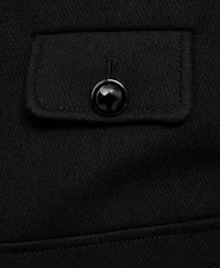 Mango Women's Jewel-Button Strip Collar Jacket