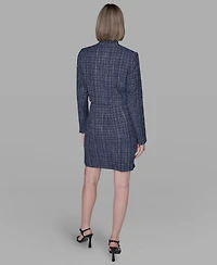 Karl Lagerfeld Paris Women's Muti Textured Tweed Jacket