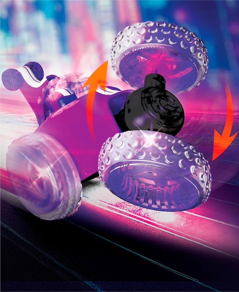 Sharper Image Wheelie Spinner Stunt Car Toy