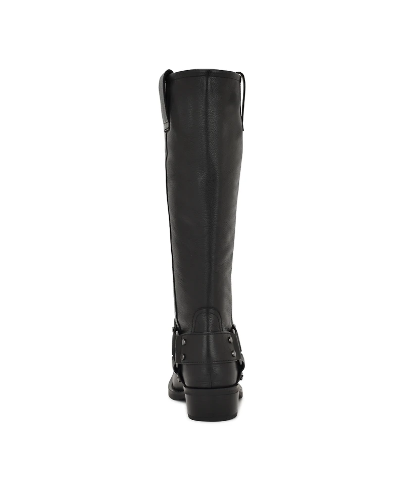 Nine West Women's Fawsta Tall Square Toe Boots