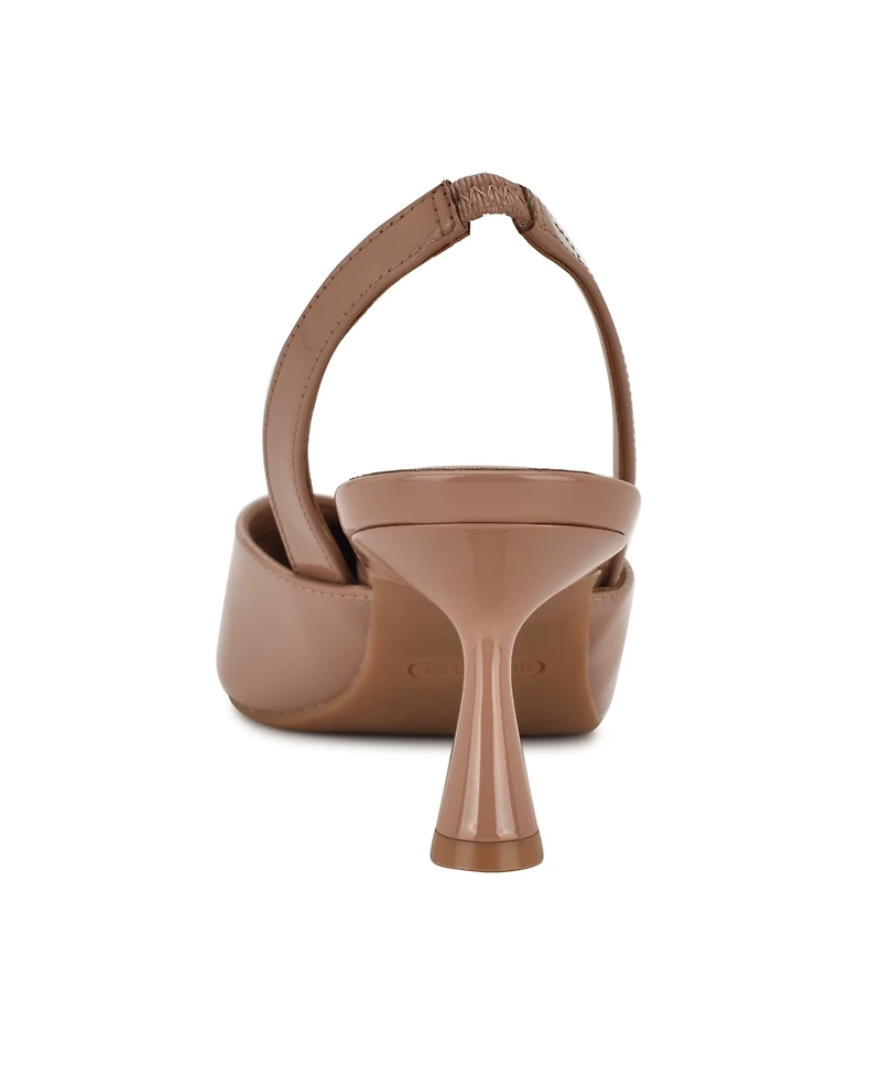 Nine West Women's Lamma Slingback Spool Heel Pumps