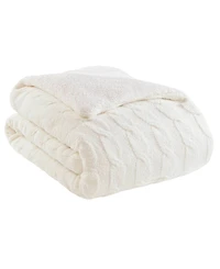 Madison Park Riordan Waffle Knit Chenille -Pc. Comforter Set