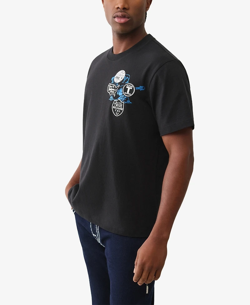 True Religion Men's Embroidered Short-Sleeve T-Shirt