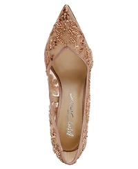 Betsey Johnson Women's Jenii Pointed-Toe Mesh Stiletto Pumps