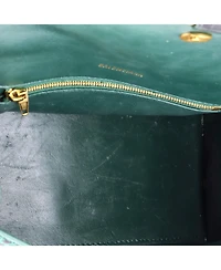 Pre-Owned Balenciaga Hourglass Top Handle Bag Embossed Leather