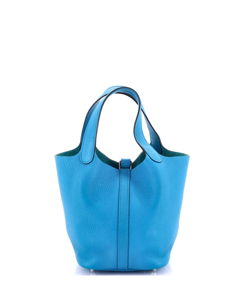 Pre-Owned HERMA‰S Pm Picotin Lock Bag Clemence