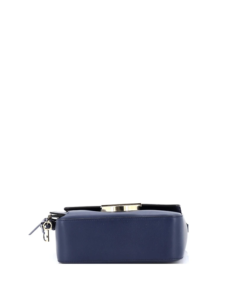 Pre-Owned Salvatore Ferragamo Medium Tassel Gancini Lock Flap Shoulder Bag Leather