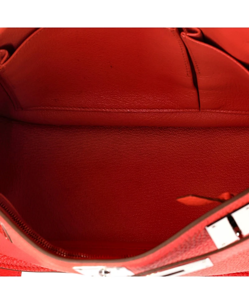 Pre-Owned HERMA‰S 28 Jypsiere Bag Clemence
