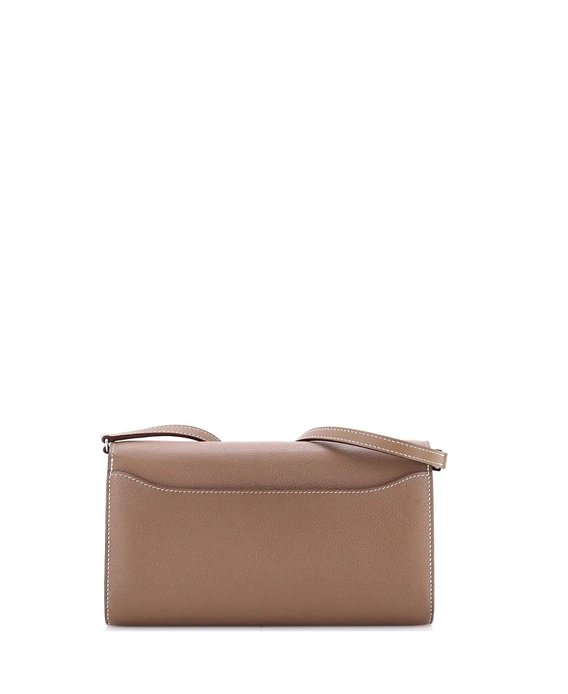 Pre-Owned HERMA‰S Constance To Go Wallet Evercolor