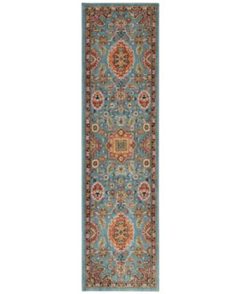 Closeout Karastan Spice Market Deir Aquamarine Area Rugs