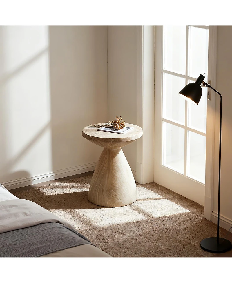 Streamdale Furniture Cement Outdoor Accent Table