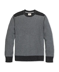 Hope & Henry Men's Organic Crew Neck Shoulder Detail Sweater